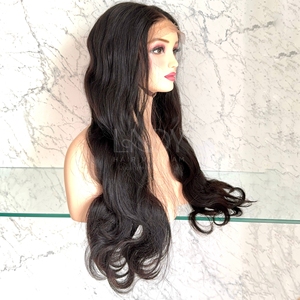 Prix de vente totale Cheveux vietnamiens Super Double Draw Body Wave perruque de couleur naturelle - Product Image 4