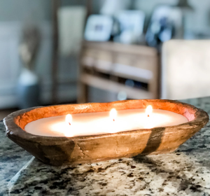 Cuenco para velas de masa de madera recién artesanal, superventas, productos naturales hechos a mano de la mejor calidad - Product Image 6