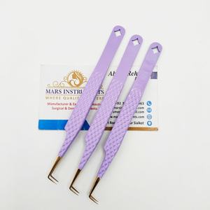 Pinzas para Extensiones de Pestañas de 90 Grados con Punta de Fibra de Agarre Perfecto y Punta Puntiaguda - Product Image 4