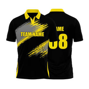 Polo imprimé par sublimation à sec nom de club personnalisé polo de golf pour hommes t-shirt polo de golf coupe ample uniforme de sport polo du personnel - Product Image 6