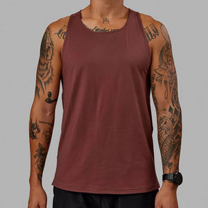 เสื้อกล้ามฟิตเนสผู้ชายแบบกำหนดเอง ขายส่ง ผู้ผลิต OEM ผู้จัดจำหน่าย ผลิตชุดกีฬาน้ำหนักเบา - Product Image 4