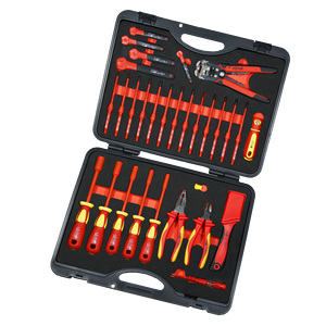 Juego de herramientas de mano VDE uso propio de fabricantes, juego de destornilladores aislados resistentes a alto voltaje de 1000V para mantenimiento de electricistas - Product Image 1