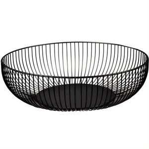 Durable Eco-Friendly Multi-Functional Metal Iron <b>Wire</b> <b>Storage</b> <b>Basket</b> Stylish Home Kitchen Fruit Premium Decorative Organizer - Product Image 4
