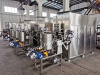 Nouvelle machine entièrement automatique à deux têtes rotatives en acier inoxydable pour la fabrication de gaufres, de gaufrettes et de bâtonnets de crème au chocolat au gaz