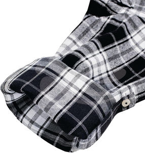 Phong Cách Mùa Thu Phụ Nữ Giản Dị Flannel Bông Áo Sơ Mi Dài Sọc Quá Khổ Thiết Kế Hiện đại Thoải Mái Cộng Với Kích Thước Thoáng Khí - Product Image 2