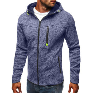 <b>Men's</b> 100% Cotton Full Zip <b>Hoodie</b> High Quality Comfortable Breathable Outerwear Hot Sale Printed Pattern Different Styles Spring - Product Image 3