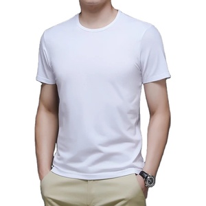 <b>Men's</b> Casual <b>Short</b> <b>Sleeve</b> T <b>Shirts</b> 100% Cotton Crew Neck Breathable Regular Fit Plain Top Tees in Black Navy <b>White</b> Gray - Product Image 3