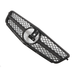Griglia Anteriore Stile AMG per Mercedes Benz Classe <span class=keywords><strong>C</strong></span> W204 2008-2014, ABS Argento, Facelift C200 C300, Accessorio di Modifica - Product Image 2