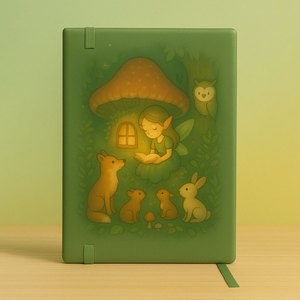 LABON Forest Elf <strong>Notebook</strong> Fairy Tale Style Journal Magical Woodland Aesthetic <strong>Diary</strong> for Girls Fantasy Writing and Mindfulness - Product Image 2