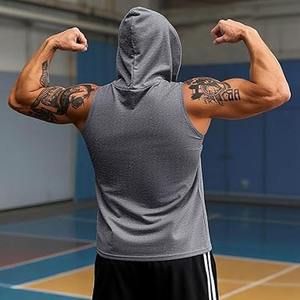 Débardeur de sport pour homme Débardeur à col en U à séchage rapide Débardeur en tissu côtelé pour homme fabriqué par Dress Sports - Product Image 4