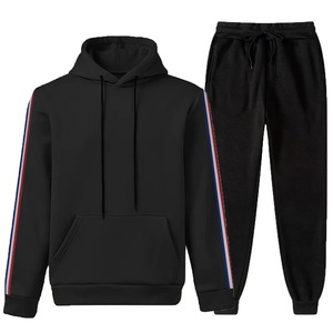 Nuevo conjunto de pantalones y Sudadera con capucha de invierno para hombre, ropa de ocio deportiva transpirable de secado rápido de lana ecológica - Product Image 5