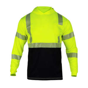 Camiseta Fluorescente de Seguridad de Manga Larga con Logotipo Personalizado, Clase 3, Ropa de Trabajo Reflectante - Product Image 4