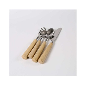 Juego de Cubiertos de Acero Inoxidable Color Dorado con Mango de Resina, Juego de Cubiertos de Tamaño y Forma Personalizados para Uso en el Hogar y Hoteles - Product Image 3