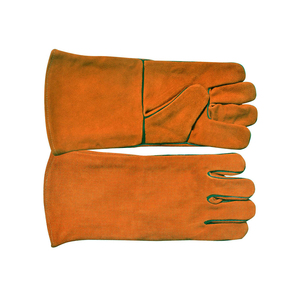 Wholesale XL Size Customized Anti-Slip Leather Working <b>Gloves</b> <b>Finger</b> Protective Safety <b>Gloves</b> for Welding Application - Product Image 2
