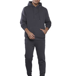 ชุดวอร์มมีฮู้ดสำหรับผู้ชาย ฤดูหนาว รับผลิตแบบ OEM ODM ขายส่งจำนวนมาก ผู้ผลิต ผู้จัดจำหน่าย รับทำโลโก้ แบรนด์ส่วนตัว ราคาโรงงาน ผ้าฝ้าย 100% - Product Image 1