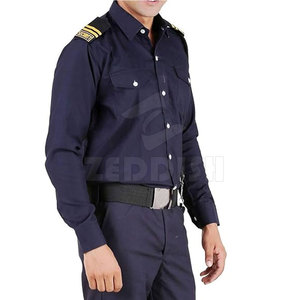 Uniforme de Seguridad Azul Claro 2025 para Hombre, Incluye Camisa y Pantalones, Material Poliéster/Algodón, Servicio Personalizado OEM - Product Image 3