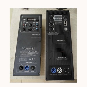 Scheda Amplificatore Professionale per Diffusori Line Array Attivi con ADI 1 in 2 out, ADAU1452, 96kHz con Display + <span class=keywords><strong>Dante</strong></span> 2 in 2 out - Product Image 1