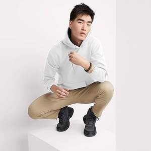 Sudaderas Casuales de Invierno para Hombre, Color Sólido, Poliéster/Algodón, Felpa, Corte Regular con Diseño de Bolsillo, Ecológicas, de Secado Rápido y Transpirables - Product Image 2