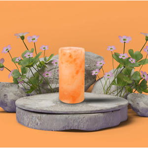 2pcs verre de sel rose de l'Himalaya sculpté à la main à partir de sel naturel ajoute une saveur légère aux aliments et au sel de bain de cuisine - Product Image 2