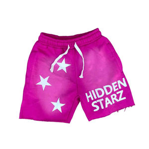 Pantalones cortos de sudor desgastados personalizados de marca personalizada tasas competitivas pantalones cortos de sudor desgastados personalizados bordado de serigrafía - Product Image 2