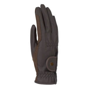 Venta al por mayor de alta calidad guantes deportivos al aire libre adultos cuero sintético reflectante seguridad guante de equitación para hombres y mujeres - Product Image 1