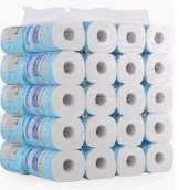 Papier toilette WC écologique jetable portable 9 PCS * 5 paquets Fabriqué en France - Product Image 1