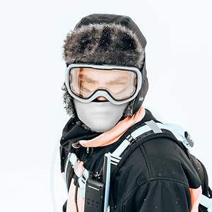 Vente en gros de masque de ski personnalisé de haute qualité, balaclava unisexe, bonnet d'hiver chaud, tricoté 100% coton, respirant, imperméable, pour l'extérieur - Product Image 4