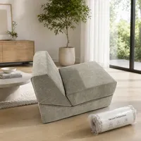 Sofá Cama Plegable Multifuncional al por Mayor, 3 Modos de Conversión, Superficie Plana y Estable para Dormir