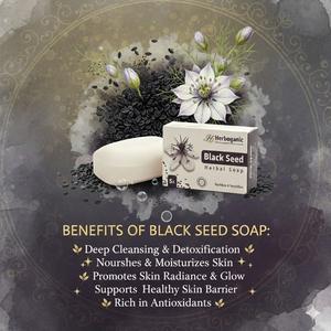 สบู่ก้อนสีดำสบู่สมุนไพรเสริมภูมิคุ้มกันสำหรับควบคุมและบำรุงฝ้า - Product Image 3