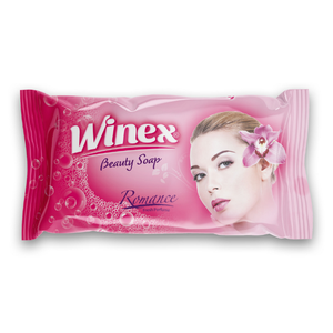 Savon de beauté Winex 125g, parfum romantique rafraîchissant, savon de toilette hydratant naturel pour un nettoyage en profondeur, 72 pièces par carton - Product Image 1