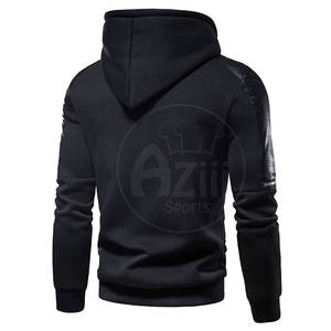 Bajo MOQ invierno con capucha Casual sólido hombres chándal 100% algodón transpirable ligero para venta en línea - Product Image 3