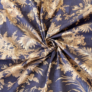 Coton indien, impression estampée à la main, par la cour, tissu indien, tissu imprimé bloc de paix, tissu de couture et de courtepointe - Product Image 1