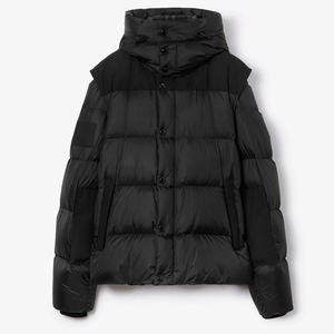 OEM/ODM nouveau design personnalisé de vestes gonflées de football colorées vêtements d'hiver de luxe en polyester brillant avec fermeture à glissière et col à capuche - Product Image 5