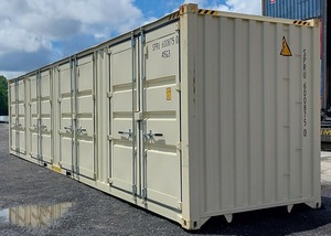 Conteneur maritime 40HC Dry High Cube en acier avec panneaux sandwich, capacité 68 m³, plancher en bois, neuf et d'occasion - Product Image 4