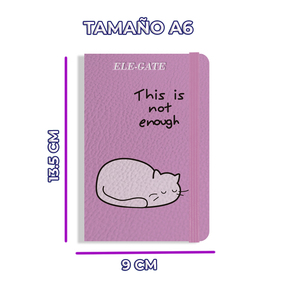 Quaderno Compatto Rosa Stile Kawaii con 75 Fogli a Righe, Blocchi per Appunti - Product Image 2