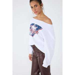 Sweat-shirt blanc imprimé New York - Product Image 2