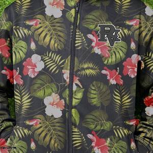 Chaqueta de invierno de lona estampada para adultos, de moda, cómoda, estilo urbano, con cuello alto, cortavientos frontal, transpirable, para otoño, venta al por mayor - Product Image 3