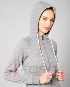Ensemble de survêtement pour femme avec fermeture éclair, sweat-shirt athlétique, jogging, polaire chaud, vêtements de sport, entraînement en salle de sport, course à pied, vêtements de détente actifs, deux pièces - Product Image 5