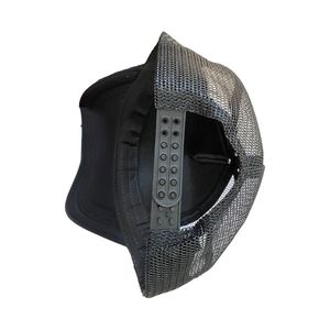 หมวกเบสบอลทรูคเกอร์หมวกกีฬาตาข่ายลายตารางขนาดปรับขนาดได้แบบคลาสสิกออกแบบได้ตามต้องการ - Product Image 4