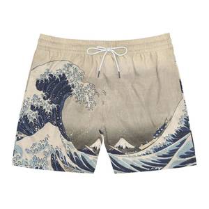 Custom Sublimation Jogging Shorts for Men Casual Cotton Mid-Length Breathable Shorts OEM Service - Product Image 2