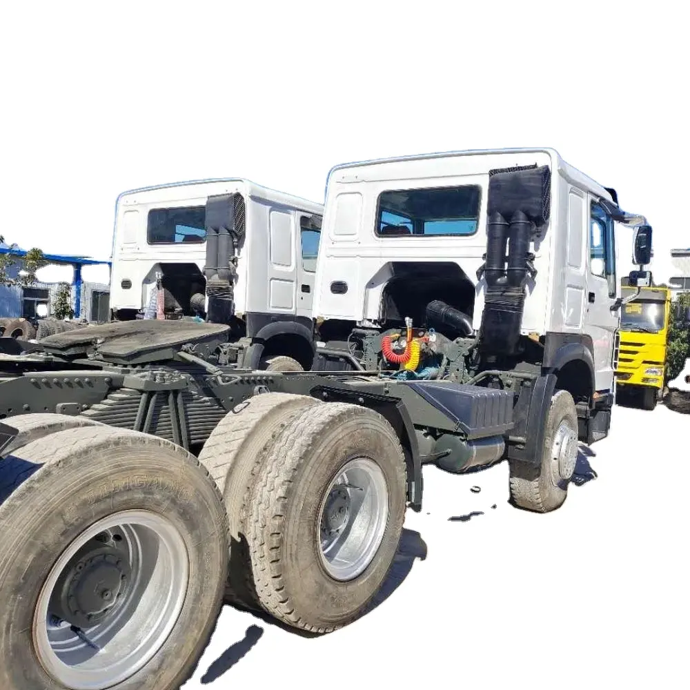 Good quality used Tractor Truck head 6X4tires for sale ,,,420hp/371hp/375 hp