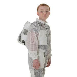 Nouvelle arrivée Combinaison d'apiculture pour enfants avec combinaison de travail respirante antistatique et voile Tenue de protection sûre pour les apiculteurs juniors - Product Image 3