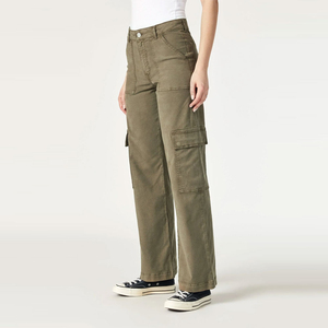 Logo personnalisé vêtements femmes Cargo Jogger pantalon grande taille pantalons de survêtement pour femmes taille haute Baggy Jogger dames Cargo pantalon 2026 - Product Image 2