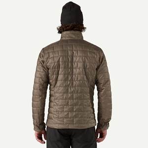 Chaqueta de Invierno Personalizada al por Mayor para Hombre, Cortavientos, Transpirable, Impermeable, de Microfibra Acolchada con Cremallera y Estampado - Product Image 4