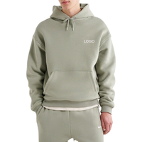 Sweat-shirt à capuche Cloud Premium pour homme, coupe décontractée, en mélange de coton biologique, molleton brossé, double couche, avec poche kangourou