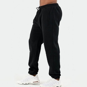 Pantalons de survêtement de haute qualité couleur unie jambe droite vierge coupe ample durable respirant Joggers prix de gros de l'usine - Product Image 2