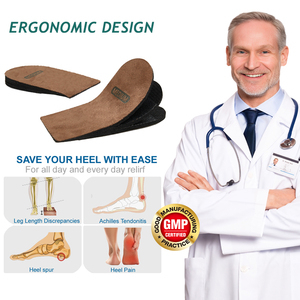 Đau gót chân Chiều dài chân sự khác biệt plantar Fasciitis 3 lớp có thể điều chỉnh chỉnh hình gót chân thang máy - Product Image 3