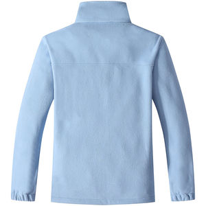 Mangas completas El mejor diseño Material de lana personalizado Color sólido Hombres cálidos Nuevo diseño Chaquetas de lana polar para la venta - Product Image 6