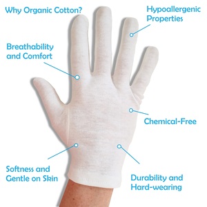 GUANTES DE ALGODÓN KNIGHT TEMPLER DE DISEÑO PERSONALIZADO CON LOGOTIPO BORDADO en GUANTES - Product Image 6