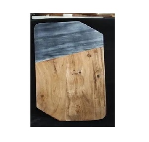 Tabla de cortar de queso rectangular con logotipo grabado personalizado, diseño único, madera de acacia, mármol, bloques de cortar para el hogar, Hotel, utensilios de cocina - Product Image 1